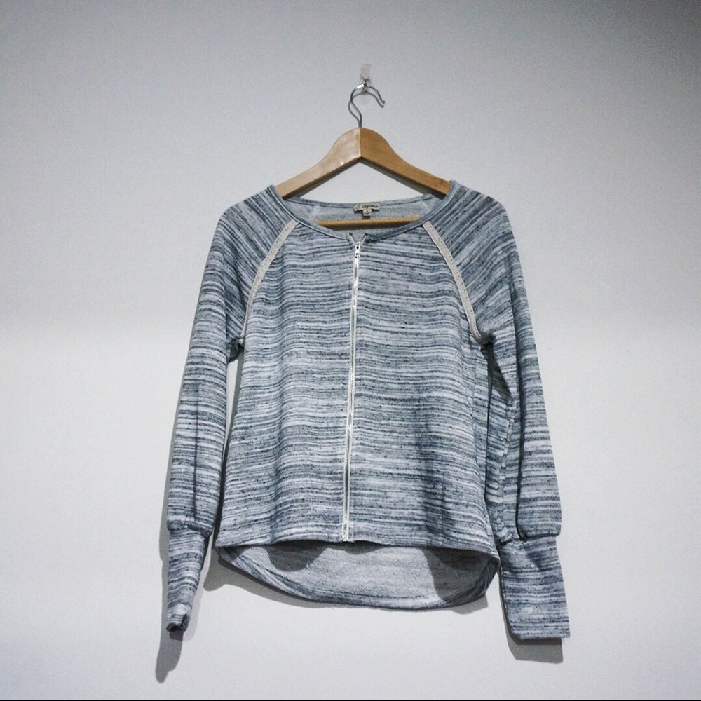 Gray Textured Jacket